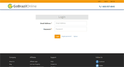 Desktop Screenshot of gobrazilonline.com